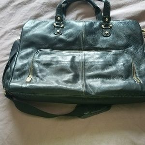 Leather laptop  bag